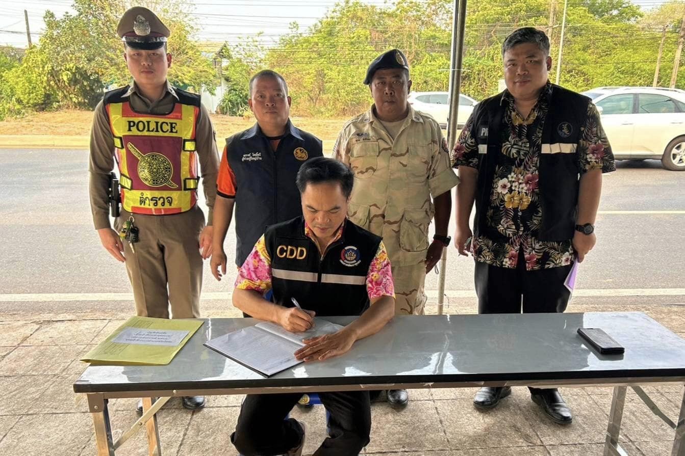 ✨✨”พช.ปราจีนบุรี ร่วมดำเนินงานป้องกันและลดอุบัติเหตุทางถนนช่วงเทศกาลสงกรานต์ พ.ศ. 2566″
