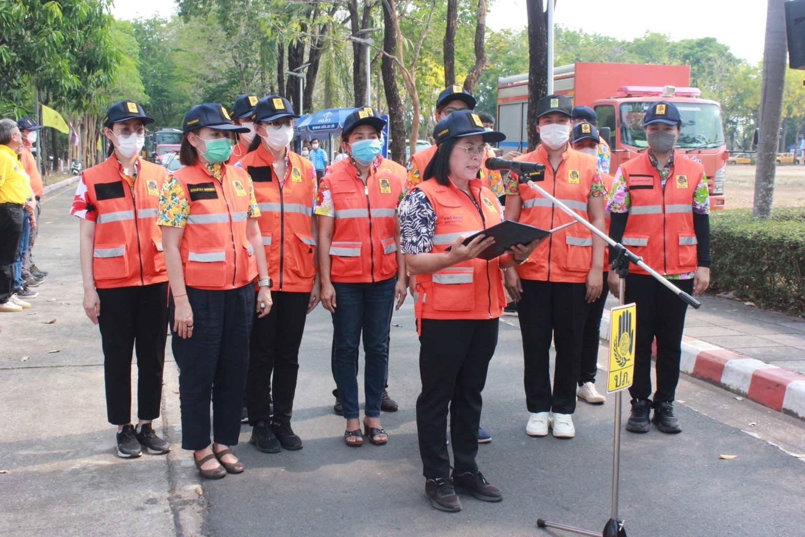 ✨✨”พช.ปราจีนบุรี ร่วมเปิดศูนย์ปฏิบัติการป้องกันและลดอุบัติเหตุทางถนนช่วงเทศกาลสงกรานต์ พ.ศ. 2566 จังหวัดปราจีนบุรี“