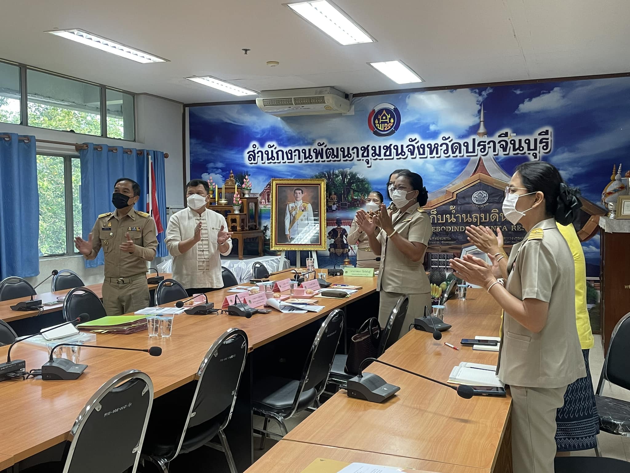 ✨✨”พช.ปราจีนบุรี ร่วมประชุมกรมการพัฒนาชุมชน ครั้งที่ 4/2566 ผ่านระบบ Video Conference System(VCS)”