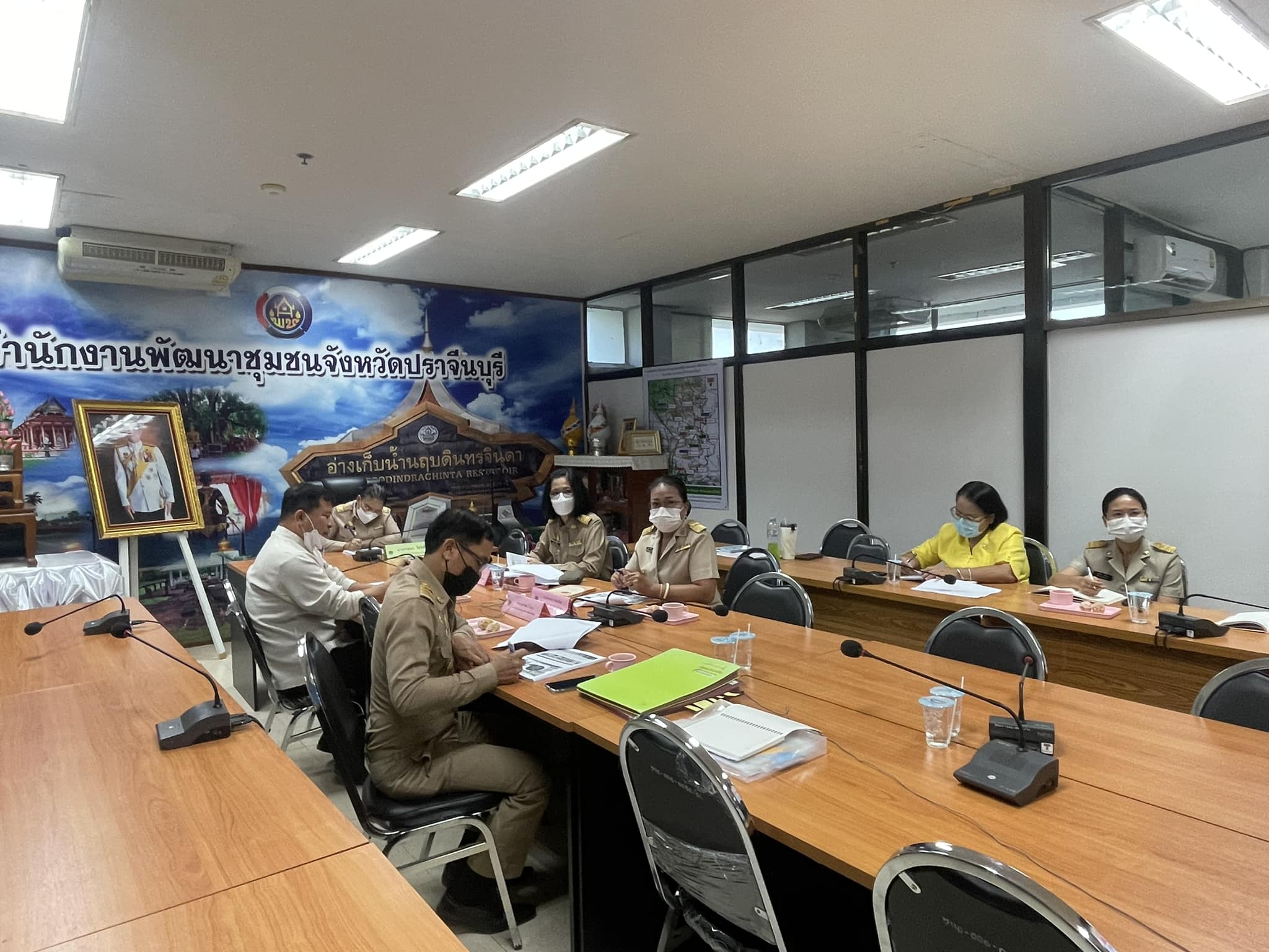 ✨✨”พช.ปราจีนบุรี ร่วมประชุมกรมการพัฒนาชุมชน ครั้งที่ 4/2566 ผ่านระบบ Video Conference System(VCS)”