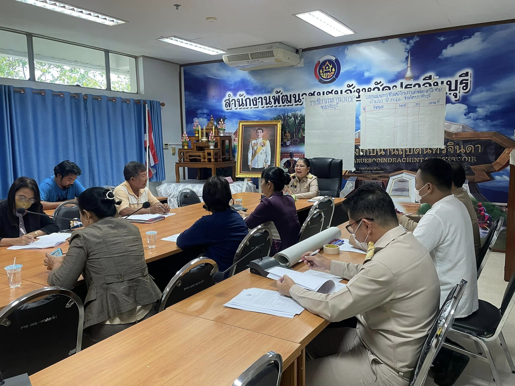 ✨✨”พช.ปราจีนบุรี ประชุมคัดเลือกคณะกรรมการเครือข่ายกลุ่มอาชีพ และผู้ผลิต ผู้ประกอบการหนึ่งตำบล หนึ่งผลิตภัณฑ์จังหวัด ครั้งที่ 1/2566″