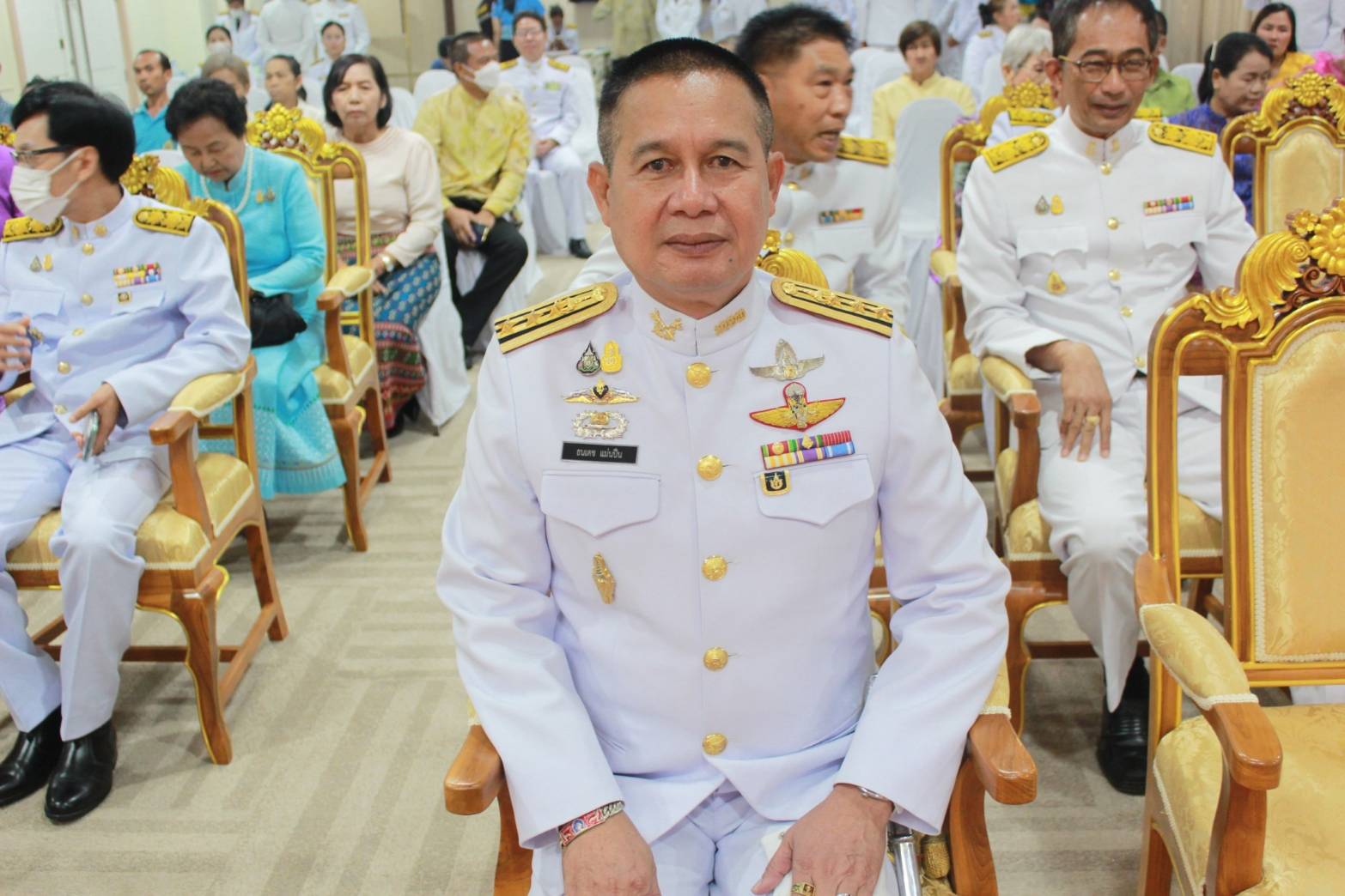 ผู้ว่าราชการจังหวัดปราจีนบุรี จัดพิธีมอบแบบลายผ้าพระราชทาน “ผ้าลายสิริวชิราภรณ์” ให้กับช่างทอผ้าทุกกลุ่ม ทุกเทคนิค เพื่อพัฒนาคุณภาพชีวิตประชาชนอย่างยั่งยืน