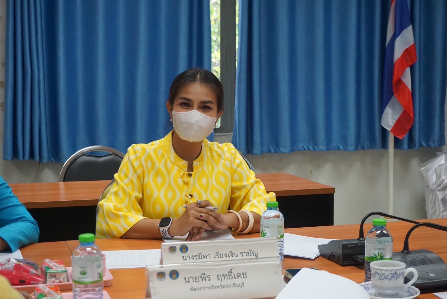 จังหวัดปราจีนบุรี พิจารณากลั่นกรองการประกวดผ้าลายพระราชทาน “ผ้าลายสิริวชิราภรณ์ ประจำปี 2567”
