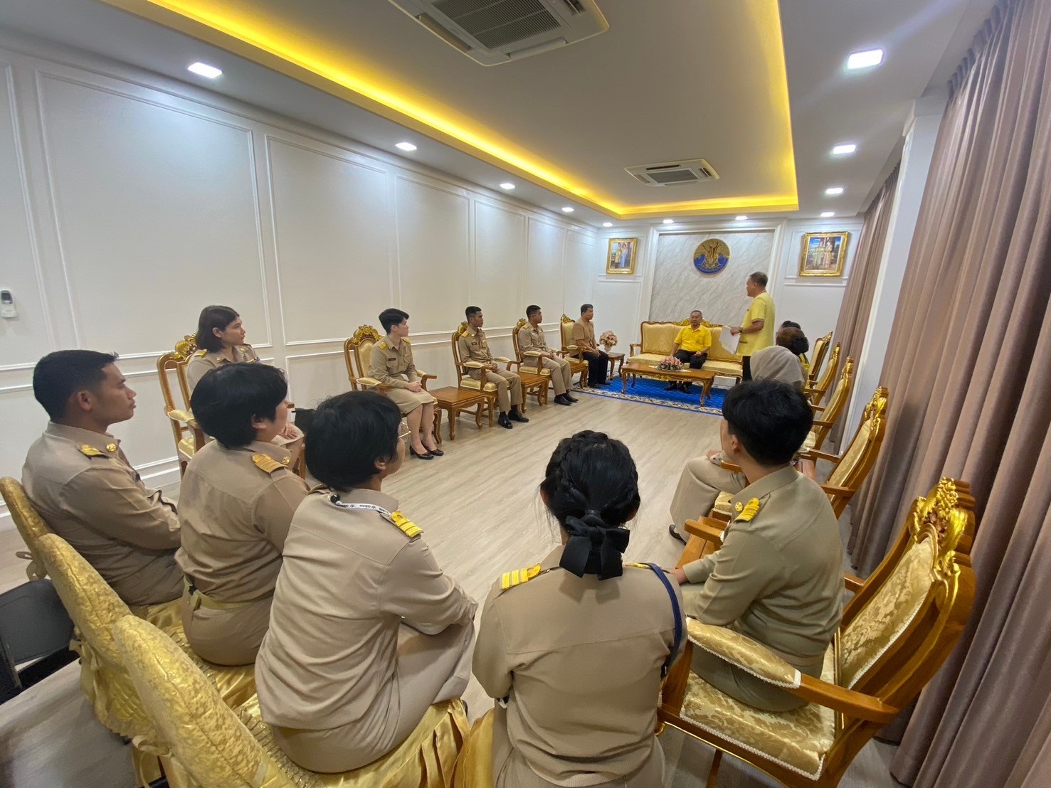 พช.ปราจีนบุรี ร่วมต้อนรับข้าราชการบรรจุใหม่ สังกัดสำนักงานพัฒนาชุมชนจังหวัดปราจีนบุรี จำนวน 12 ราย