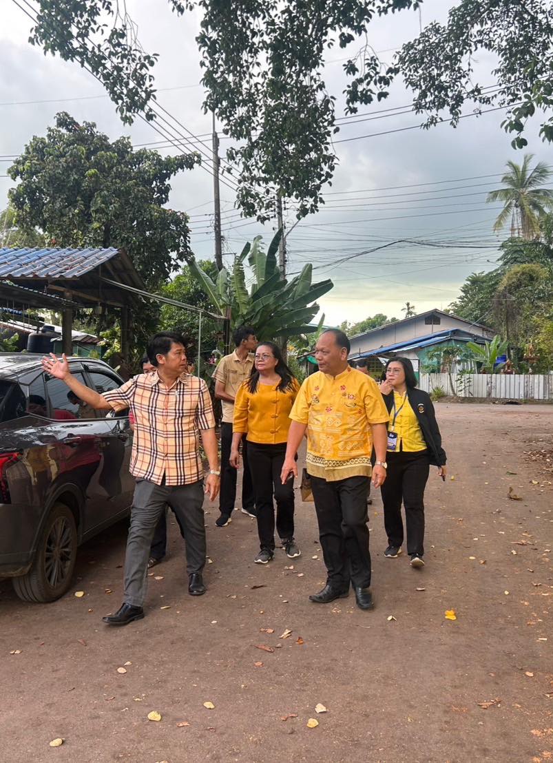 ผู้อำนวยการสถาบันการพัฒนาชุมชน ลงพื้นที่เยี่ยมพัฒนากรรุ่นที่ 128 ณ จังหวัดปราจีนบุรี