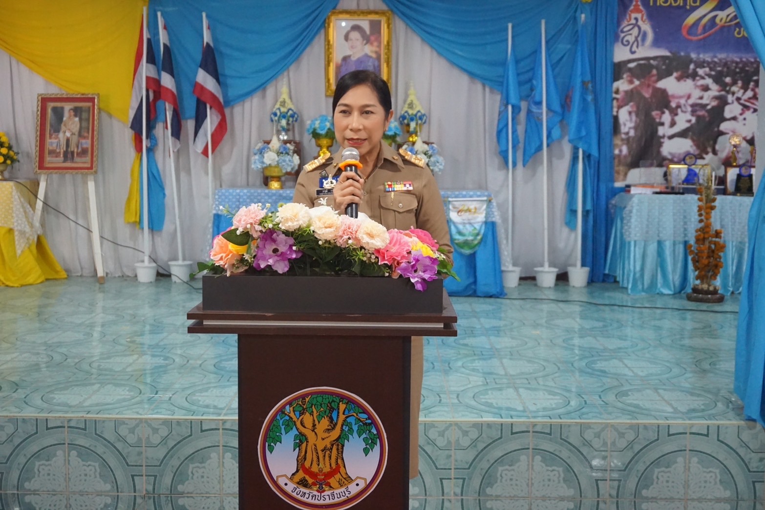 พช.ปราจีนบุรี จัดกิจกรรมสรุปผลการฝึกอบรมภาคสนาม และรับมอบพัฒนากรรุ่นที่ 128
