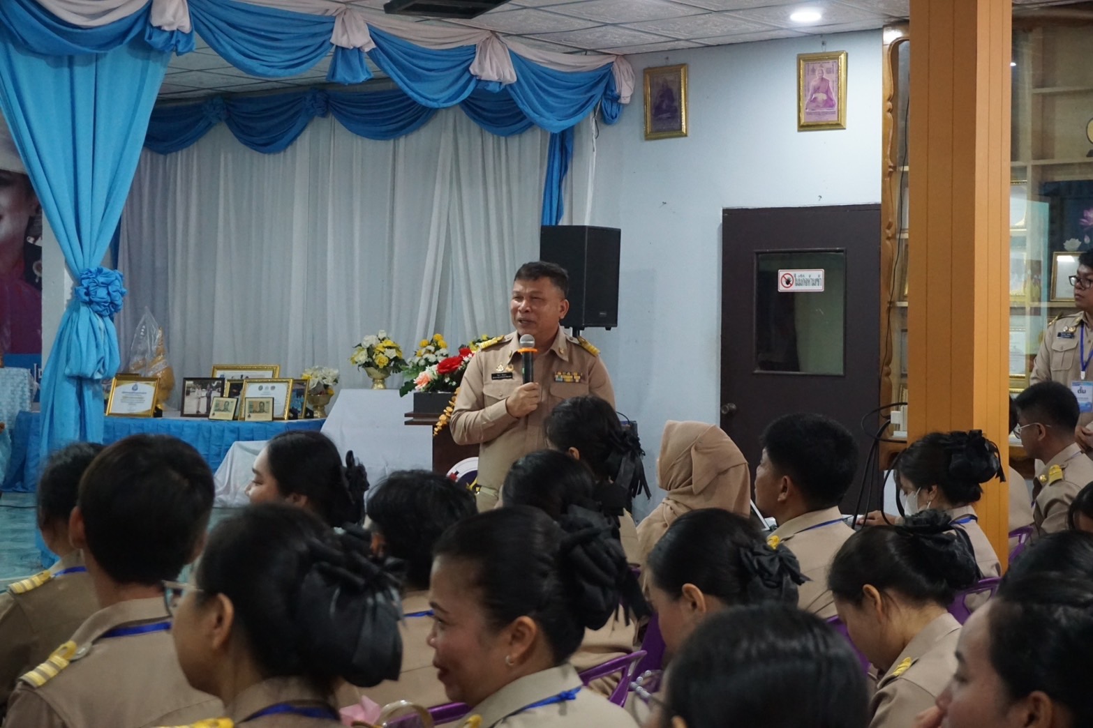 พช.ปราจีนบุรี จัดกิจกรรมสรุปผลการฝึกอบรมภาคสนาม และรับมอบพัฒนากรรุ่นที่ 128