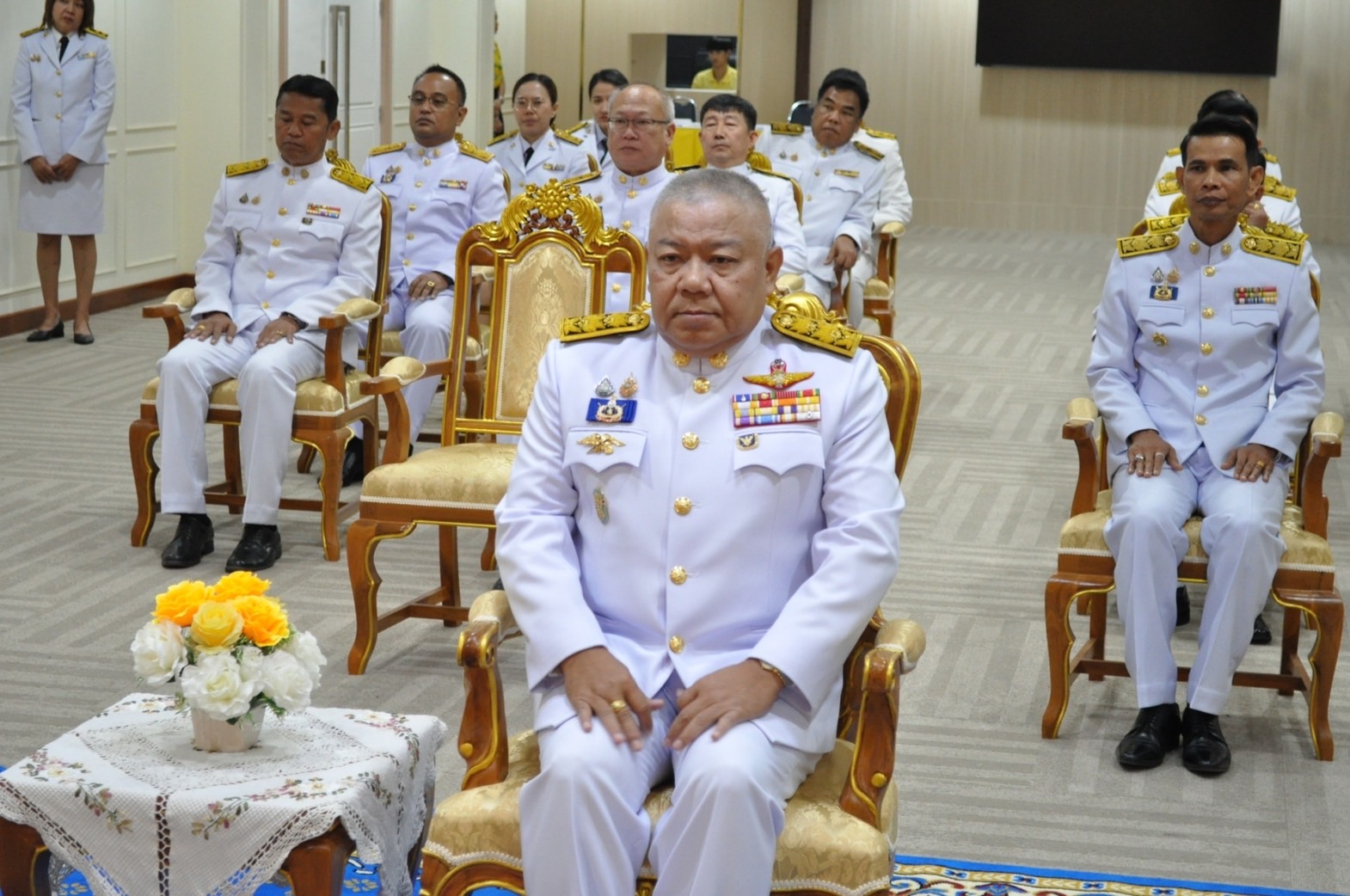พจ.ปราจีนบุรี เข้าร่วมพิธีรับพระราชทานเครื่องราชอิสริยาภรณ์ชั้นสายสะพาย ประจำปี 2567