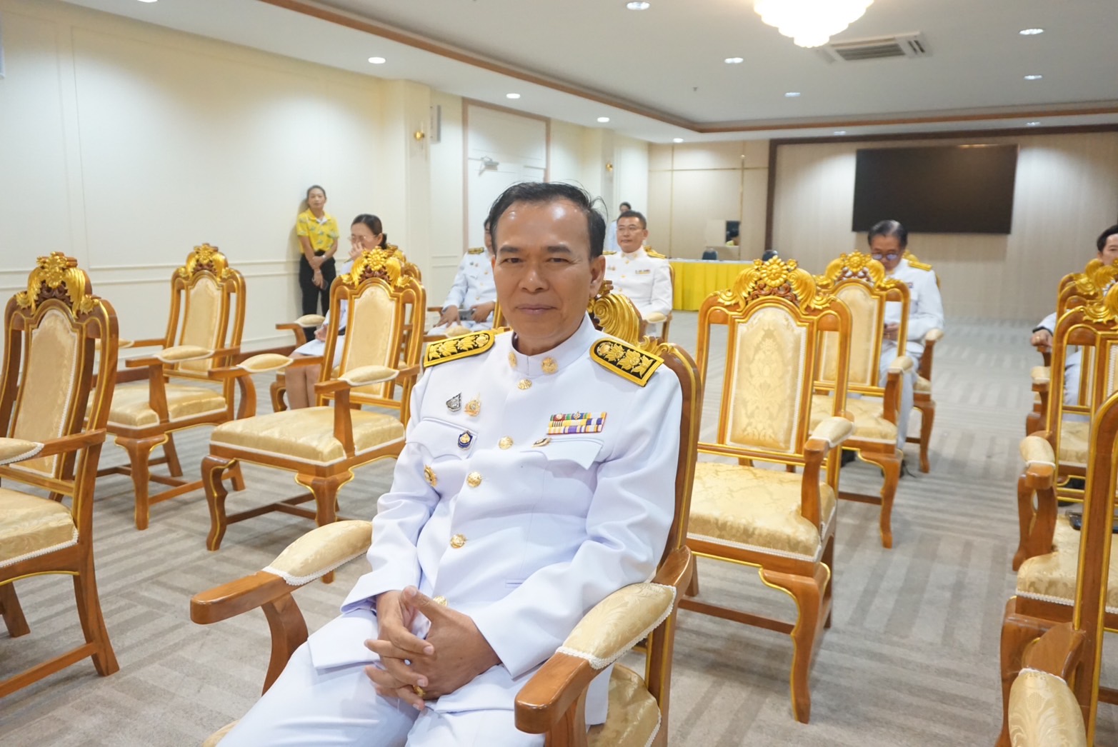 พจ.ปราจีนบุรี เข้าร่วมพิธีรับพระราชทานเครื่องราชอิสริยาภรณ์ชั้นสายสะพาย ประจำปี 2567