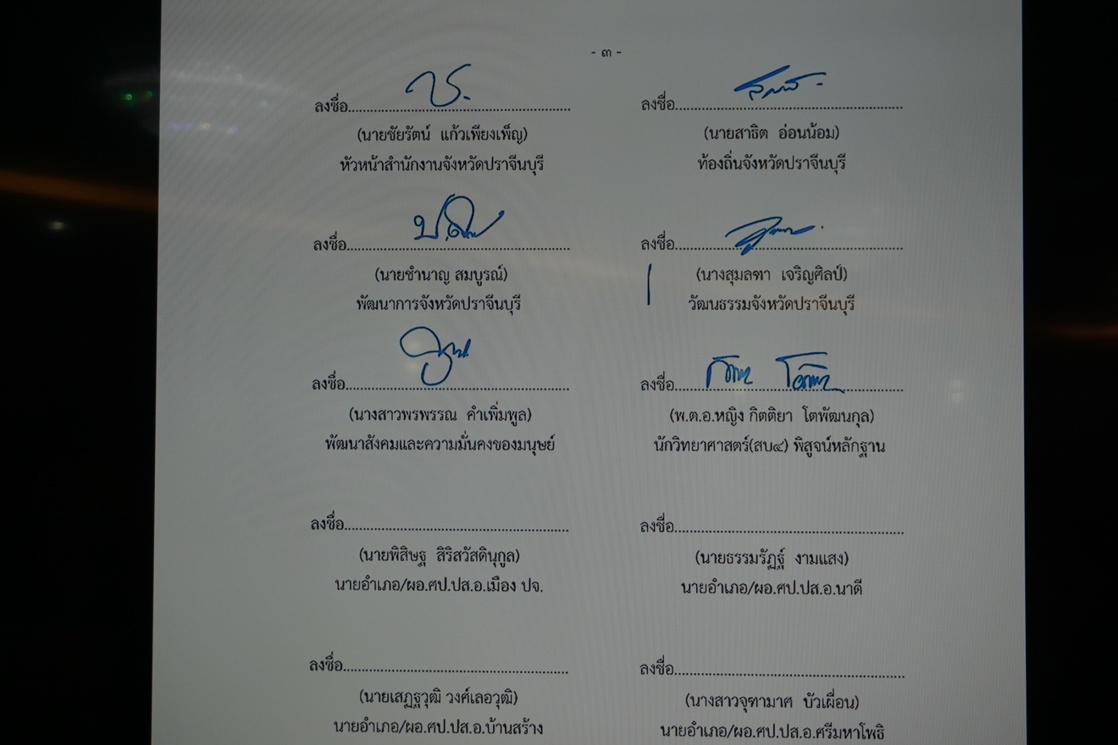 พช.ปราจีนบุรี ร่วมพิธีลงนามบันทึกข้อตกลงความร่วมมือ (MOU) การป้องกันและแก้ไขปัญหายาเสพติด ตามโครงการมหาดไทยสีขาว สร้างพื้นที่ปลอดภัย หยุดยั้งยาเสพติด (Safe Zone No Drugs) จังหวัดปราจีนบุรี