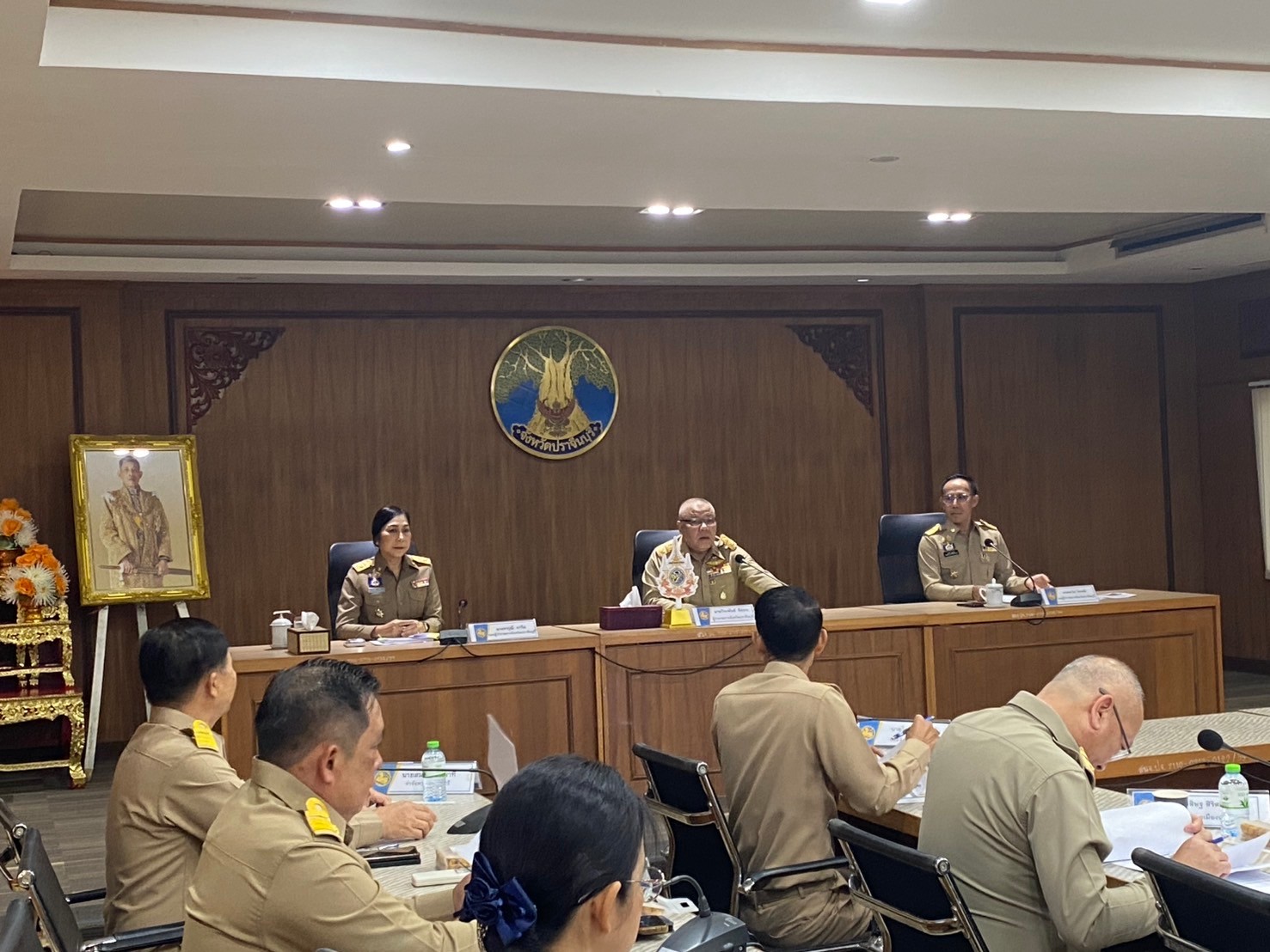 ”พช.ปราจีนบุรี ร่วมประชุมหัวหน้าส่วนราชการ ในสังกัดกระทรวงมหาดไทย และนายอำเภอ ประจำเดือน ธันวาคม 2567″