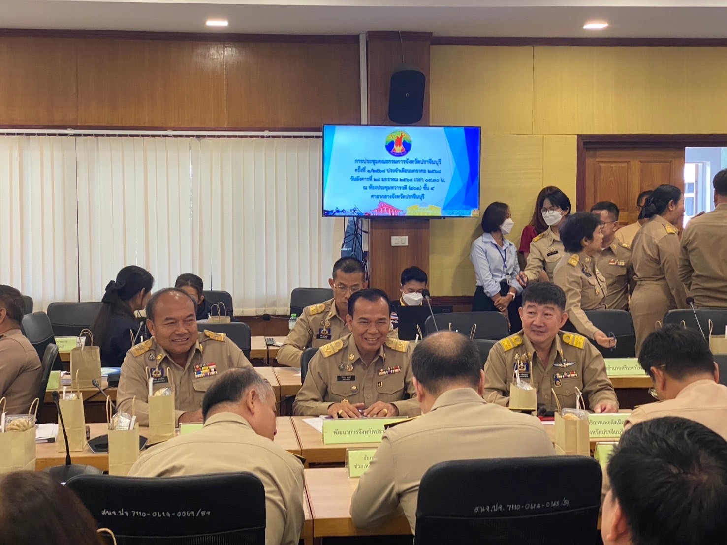 ”พช.ปราจีนบุรี ร่วมประชุมคณะกรมการจังหวัดปราจีนบุรี ประจำเดือน มกราคม 2568″