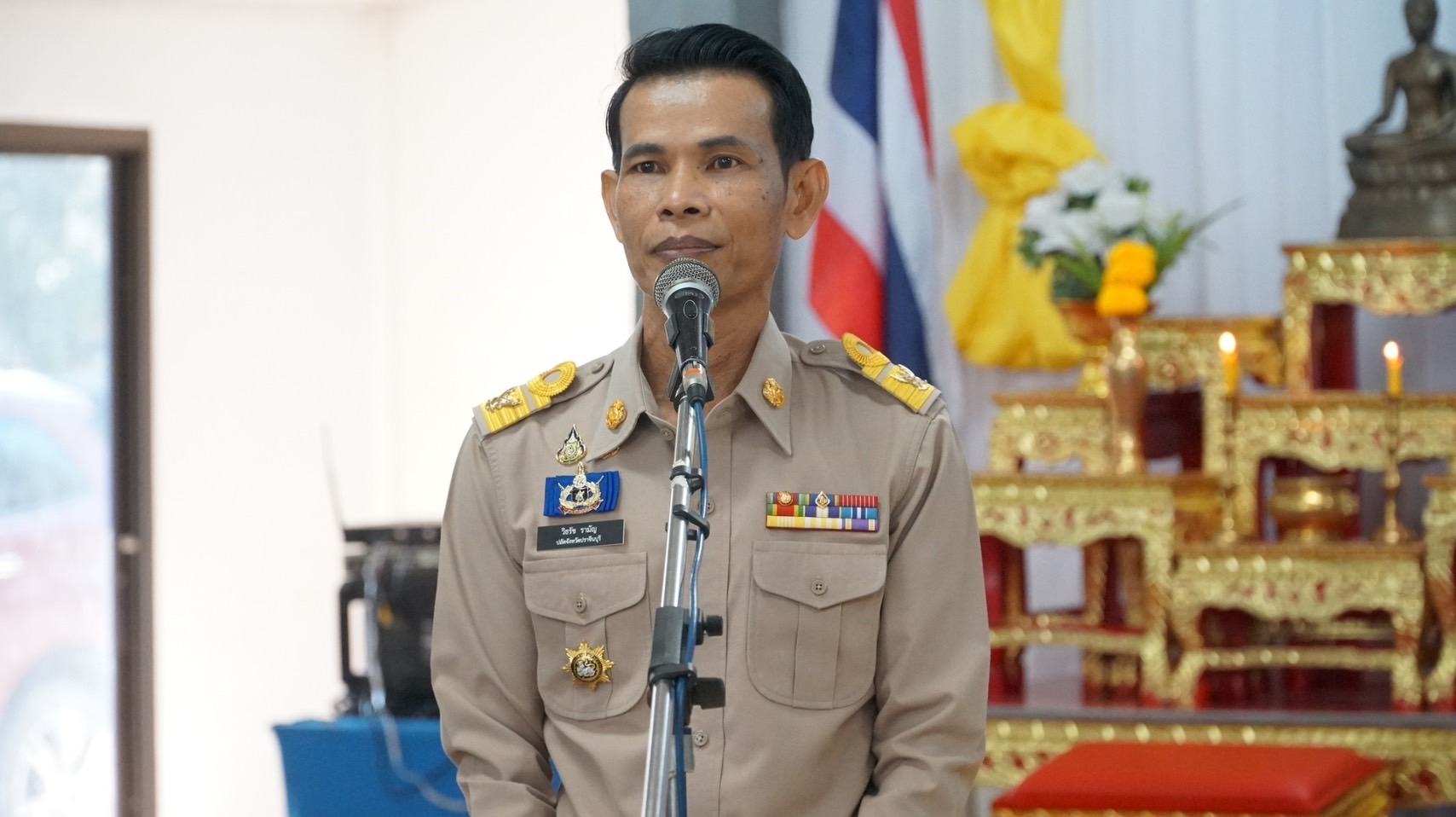 พจ.ปราจีนบุรี ร่วมพิธีเปิดโครงการพัฒนาศักยภาพฝ่ายปกครอง พร้อมมอบนโยบายการทำงาน เร่งแก้ปัญหาให้กับพี่น้องประชาชน