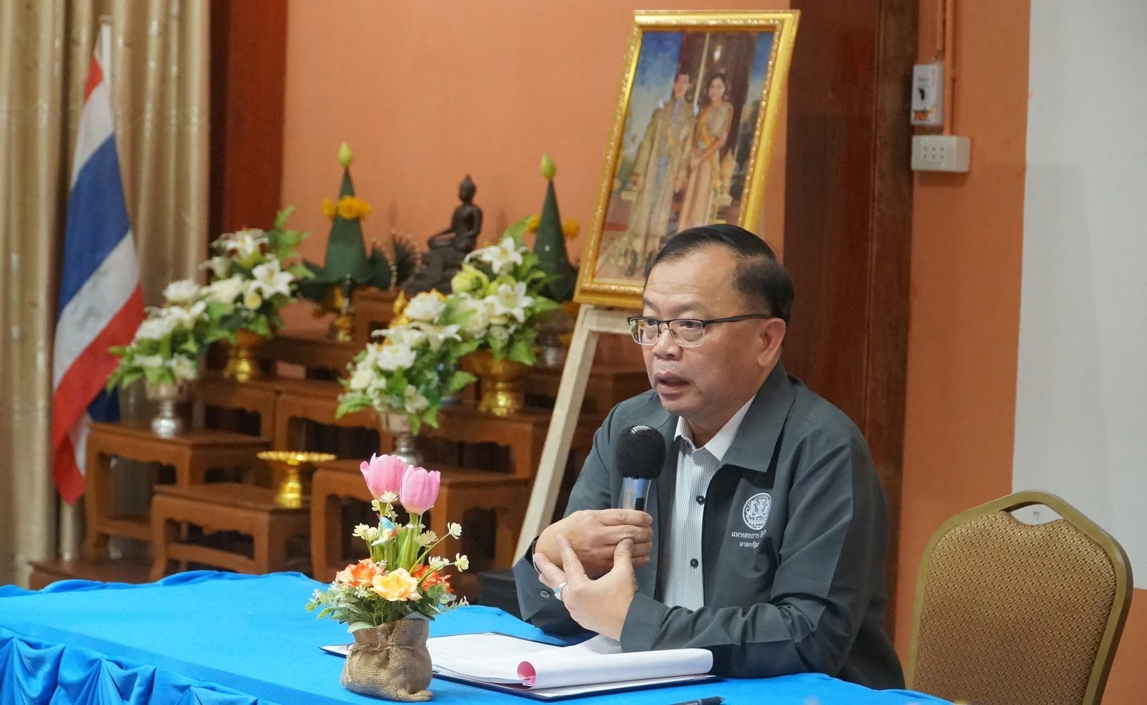 พจ.ปราจีนบุรี ร่วมต้อนรับท่านที่ปรึกษา รมว. ประจำสำนักนายกรัฐมนตรี ณ กองทุนหมู่บ้านขอนขว้าง จ.ปราจีนบุรี เน้นย้ำนโยบาย “ทำดี มีเติม”