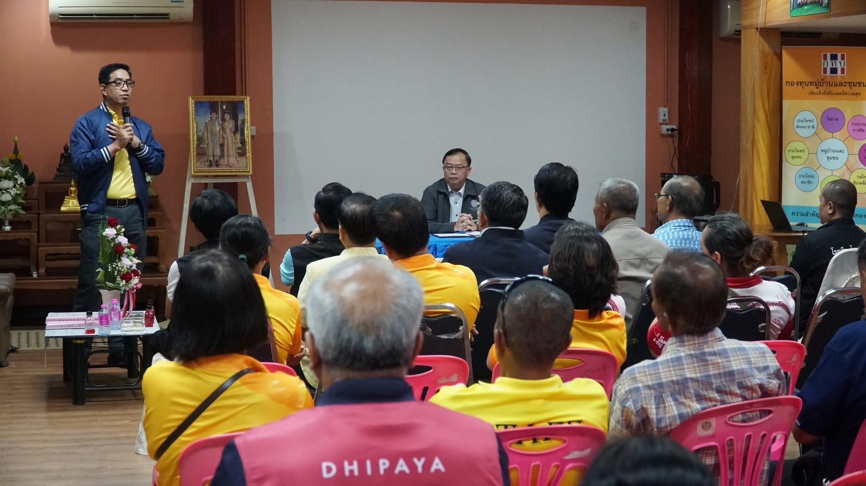 พจ.ปราจีนบุรี ร่วมต้อนรับท่านที่ปรึกษา รมว. ประจำสำนักนายกรัฐมนตรี ณ กองทุนหมู่บ้านขอนขว้าง จ.ปราจีนบุรี เน้นย้ำนโยบาย “ทำดี มีเติม”